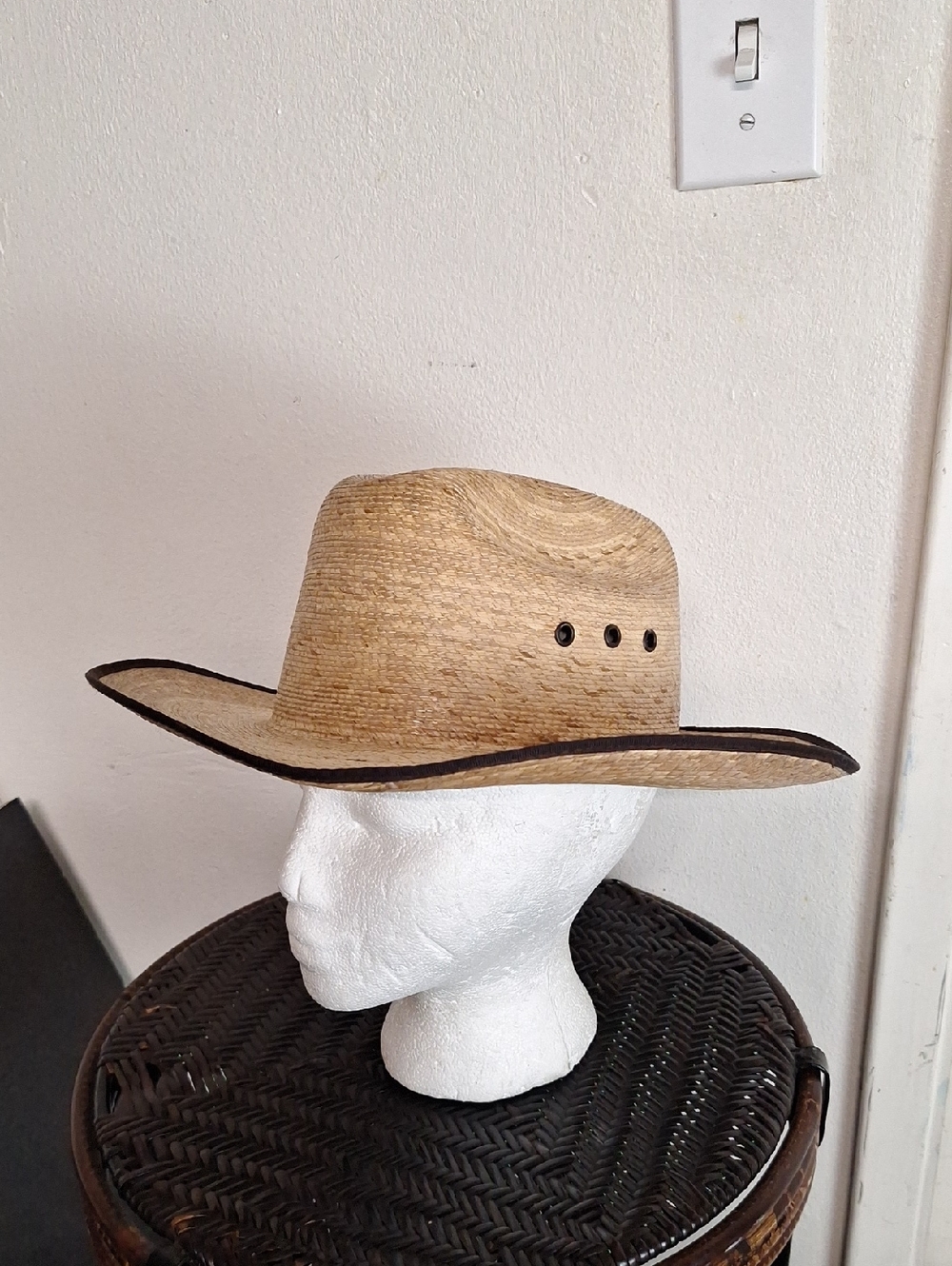 Atwood Colt Long Oval 4X Palm Leaf Cowboy Western Hat Mexico 6 3/4